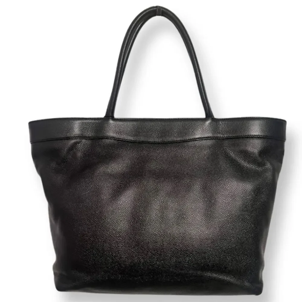 Vintage Chanel Caviar Leather Tote - Picture 2 of 12